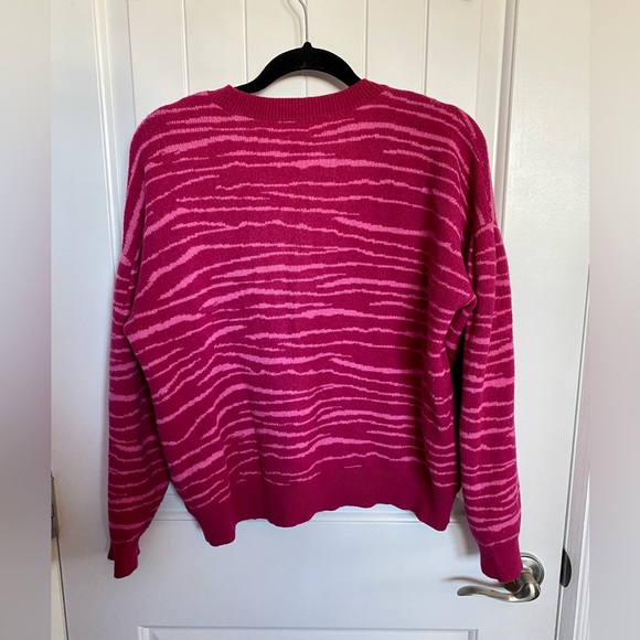 Free Press zebra print sweater - Picture 2 of 4